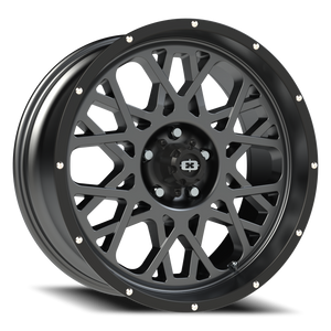 Vision Wheel 412 Anthracite with Satin Black Lip 20x9 +10 5x127mm 78.1mm - Wheelwiz