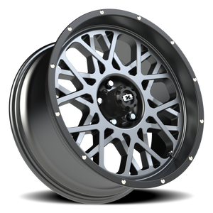 Vision Wheel 412 Anthracite with Satin Black Lip 20x9 +10 5x127mm 78.1mm - Wheelwiz