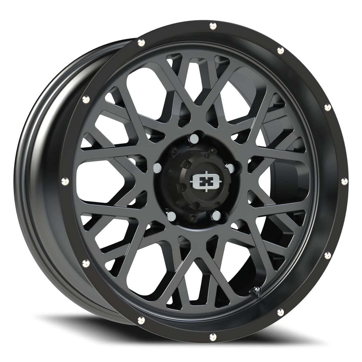 Vision Wheel 412 Anthracite with Satin Black Lip 20x9 +12 5x139.7mm 108mm - Wheelwiz