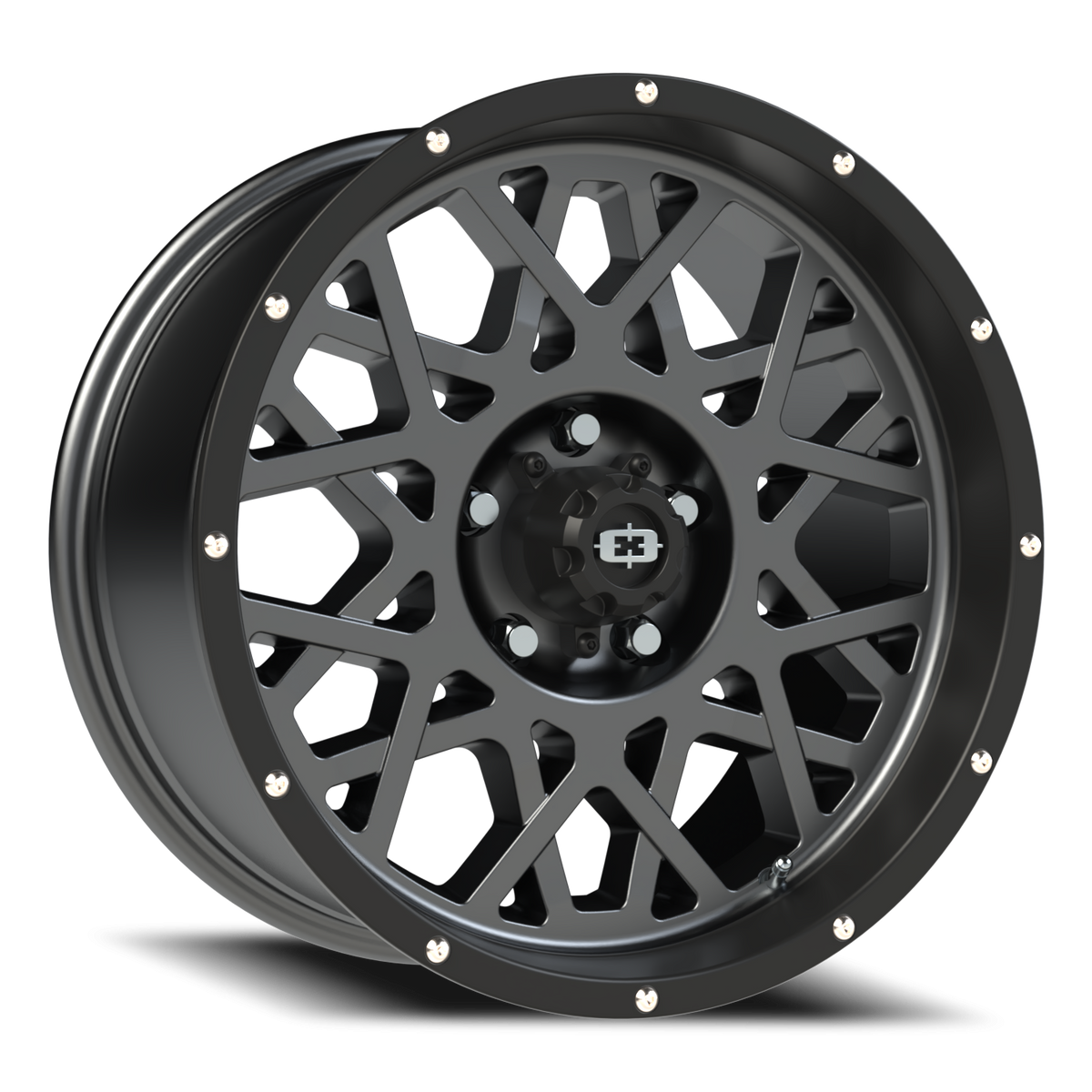 Vision Wheel 412 Anthracite with Satin Black Lip 18x9 +12 5x127mm 78.1mm - Wheelwiz