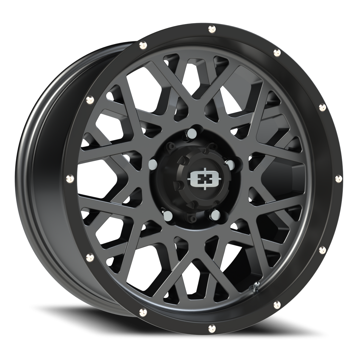 Vision Wheel 412 Anthracite with Satin Black Lip 18x9 +12 5x139.7mm 108mm - Wheelwiz