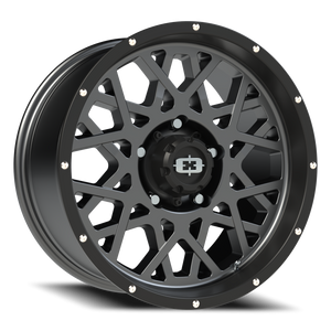 Vision Wheel 412 Anthracite with Satin Black Lip 18x9 +12 5x139.7mm 108mm - Wheelwiz
