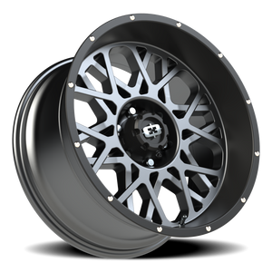 Vision Wheel 412 Anthracite with Satin Black Lip 20x10 -25 6x135mm 87.1mm - Wheelwiz