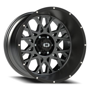 Vision Wheel 412 Anthracite with Satin Black Lip 20x12 -51 6x135mm 87.1mm - Wheelwiz