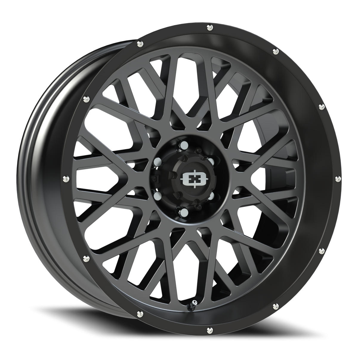 Vision Wheel 412 Anthracite with Satin Black Lip 22x10 -19 6x135mm 87.1mm - Wheelwiz
