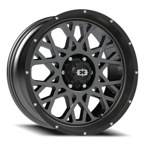 Vision Wheel 412 Anthracite with Satin Black Lip 20x9 +10 6x139.7mm 106.2mm - Wheelwiz