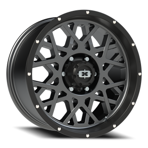 Vision Wheel 412 Anthracite with Satin Black Lip 18x9 +12 6x139.7mm 106.2mm - Wheelwiz