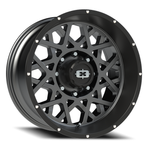 Vision Wheel 412 Anthracite with Satin Black Lip 20x10 -25 8x165.1mm 125.2mm - Wheelwiz