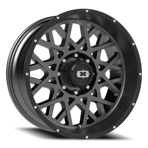 Vision Wheel 412 Anthracite with Satin Black Lip 22x10 -19 8x165.1mm 125.2mm - Wheelwiz