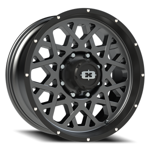 Vision Wheel 412 Anthracite with Satin Black Lip 20x9 +12 8x165.1mm 125.2mm - Wheelwiz
