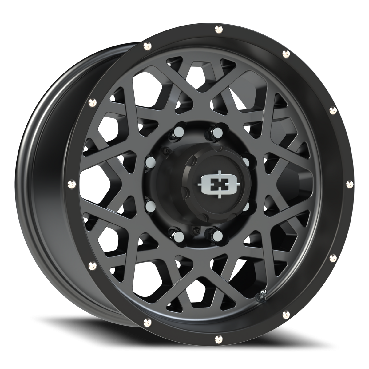 Vision Wheel 412 Anthracite with Satin Black Lip 18x9 +12 8x180mm 124.2mm