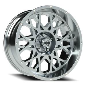 Vision Wheel 412 Chrome 20x10 -25 5x127mm 78.1mm - Wheelwiz