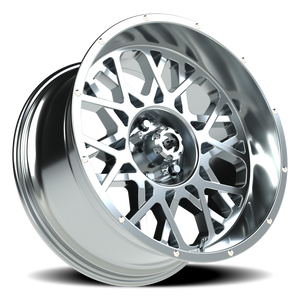Vision Wheel 412 Chrome 20x10 -25 5x127mm 78.1mm - Wheelwiz