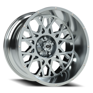 Vision Wheel 412 Chrome 20x12 -51 5x127mm 78.1mm - Wheelwiz