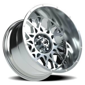 Vision Wheel 412 Chrome 20x12 -51 5x127mm 78.1mm - Wheelwiz