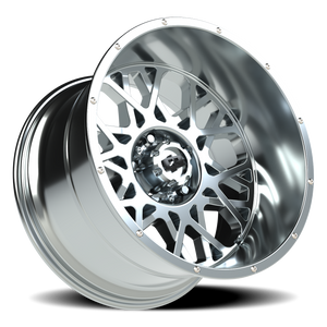 Vision Wheel 412 Chrome 20x12 -51 5x139.7mm 108mm - Wheelwiz