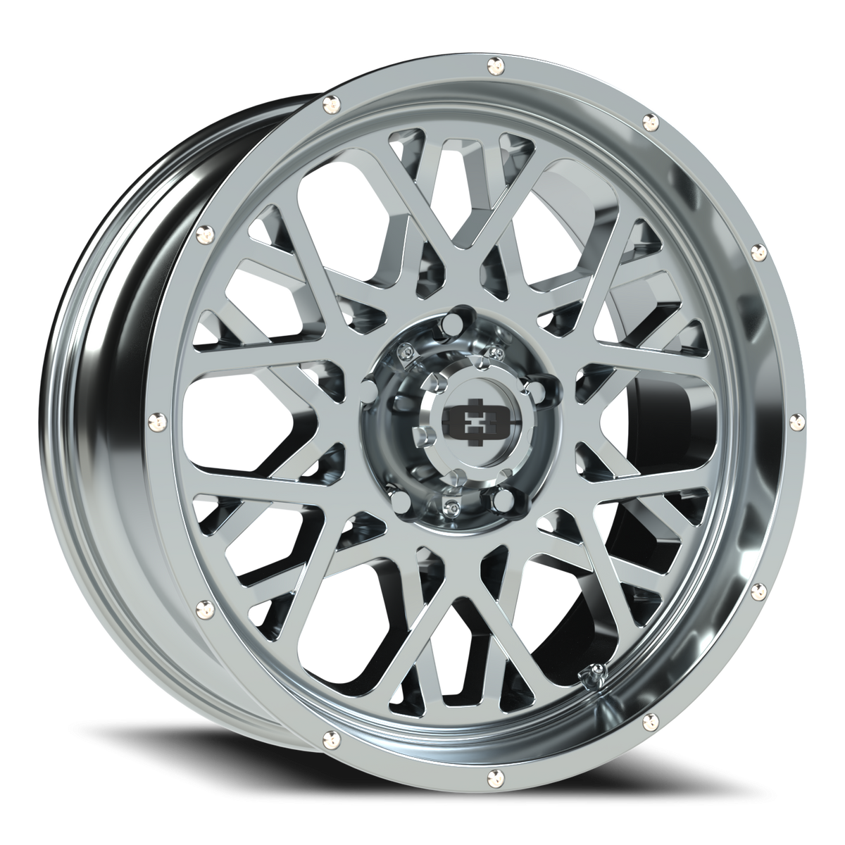 Vision Wheel 412 Chrome 20x9 +12 5x150mm 110.2mm - Wheelwiz