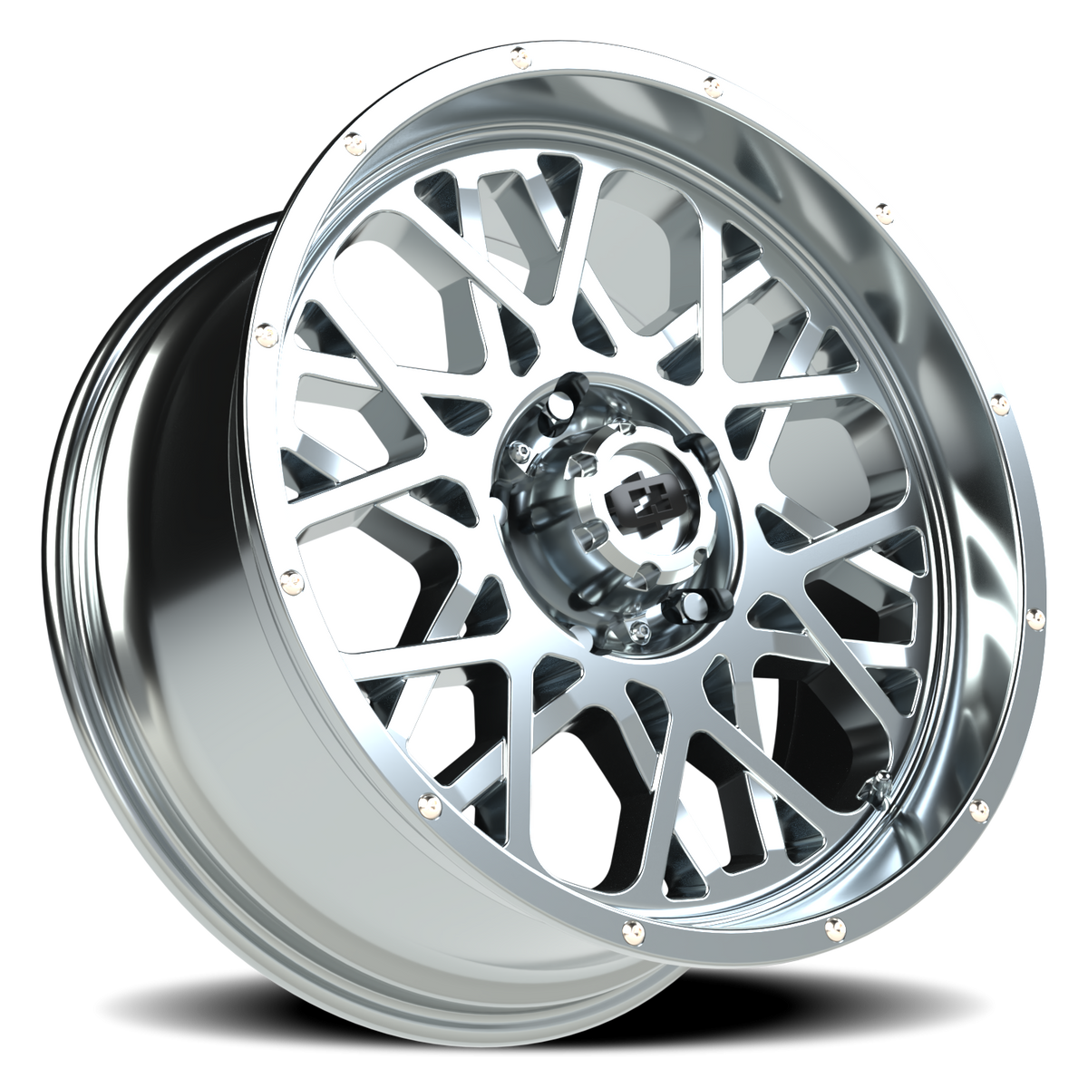 Vision Wheel 412 Chrome 20x9 +12 5x150mm 110.2mm - Wheelwiz