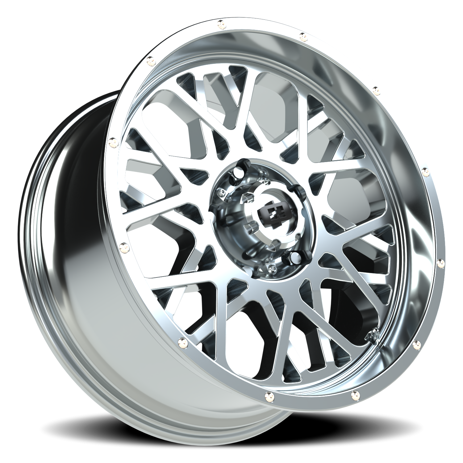 Vision Wheel 412 Chrome 20x9 +12 5x150mm 110.2mm - Wheelwiz