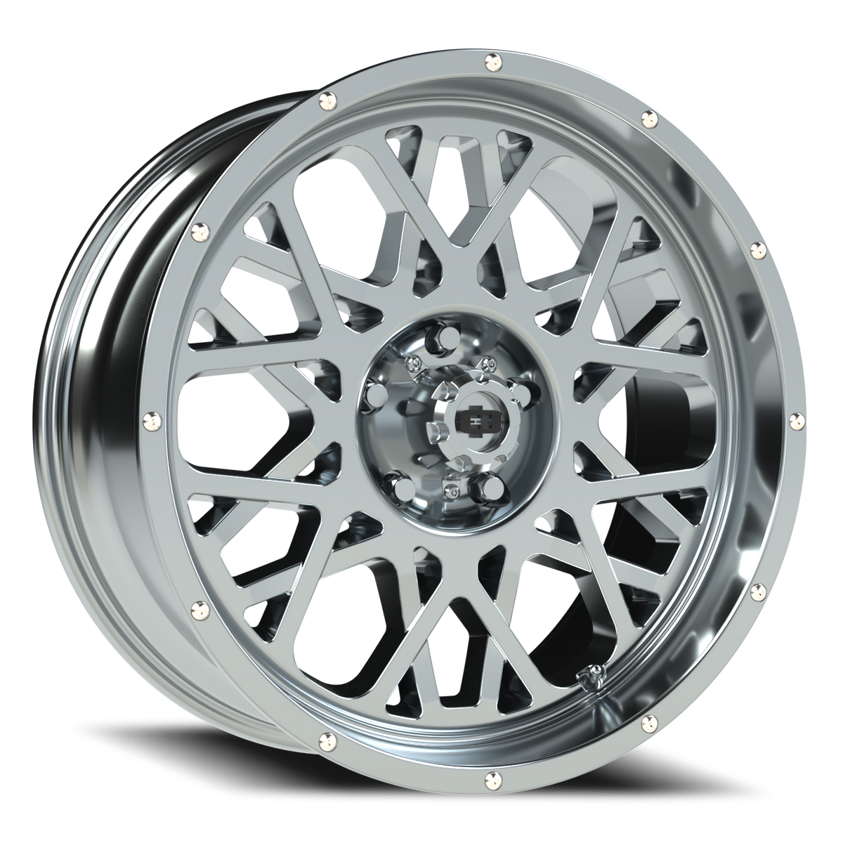 Vision Wheel 412 Chrome 20x9 +10 5x127mm 78.1mm - Wheelwiz