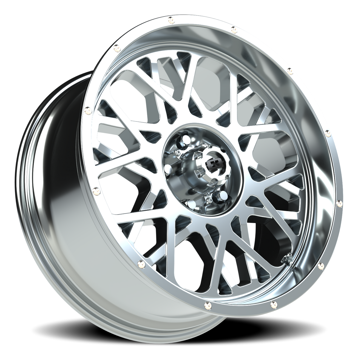 Vision Wheel 412 Chrome 20x9 +10 5x127mm 78.1mm - Wheelwiz