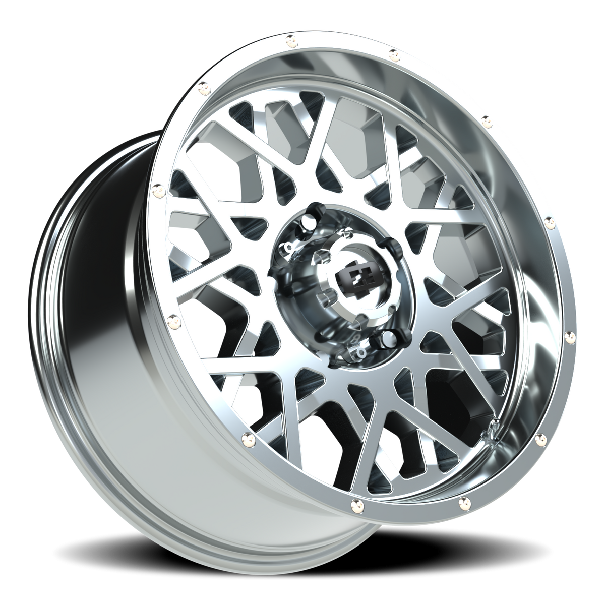 Vision Wheel 412 Chrome 18x9 +12 5x150mm 110.2mm - Wheelwiz