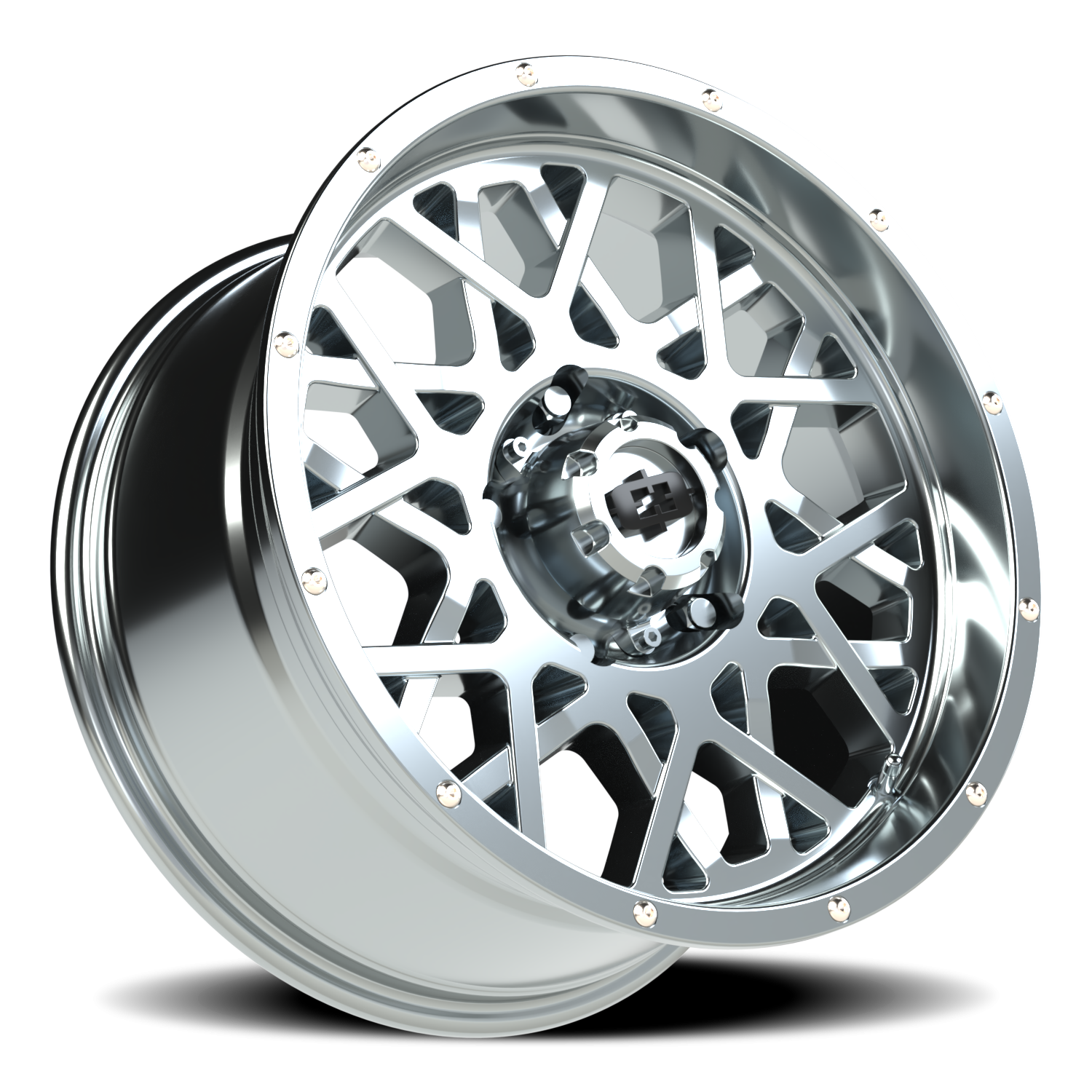 Vision Wheel 412 Chrome 18x9 +12 5x150mm 110.2mm - Wheelwiz