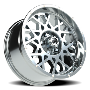 Vision Wheel 412 Chrome 18x9 -12 5x127mm 78.1mm - Wheelwiz
