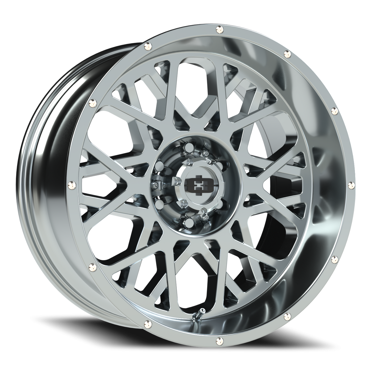 Vision Wheel 412 Chrome 20x10 -25 6x135mm 87.1mm - Wheelwiz