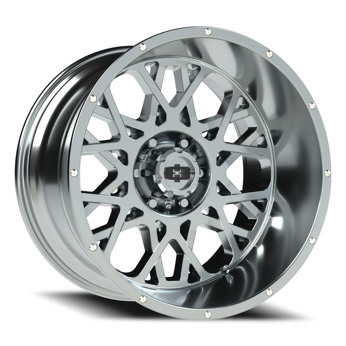 Vision Wheel 412 Chrome 20x12 -51 6x135mm 87.1mm - Wheelwiz