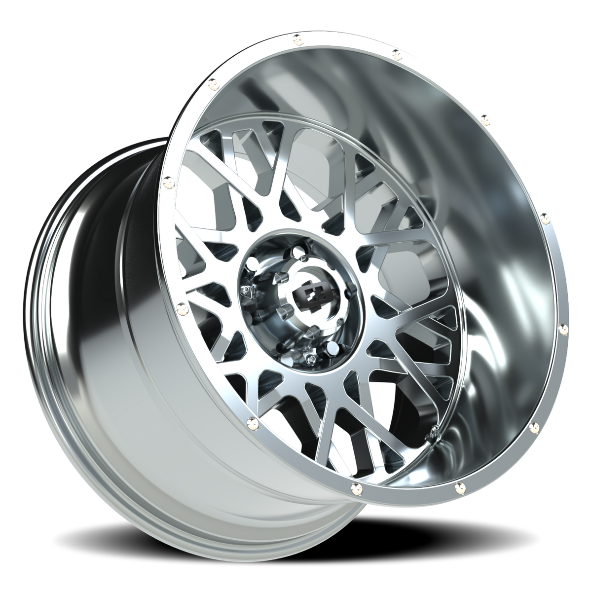 Vision Wheel 412 Chrome 20x12 -51 6x135mm 87.1mm - Wheelwiz