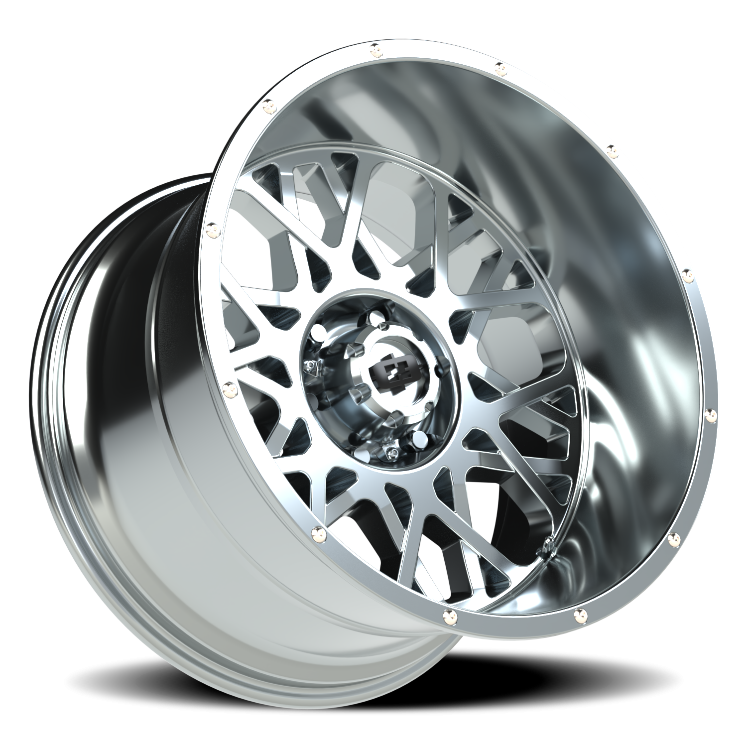 Vision Wheel 412 Chrome 20x12 -51 6x135mm 87.1mm - Wheelwiz