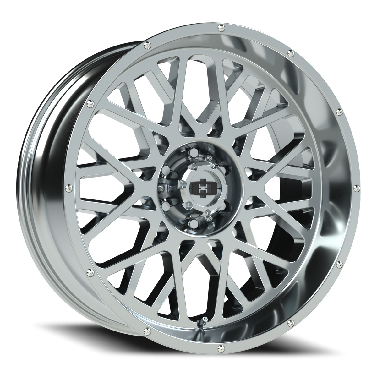 Vision Wheel 412 Chrome 22x10 -19 6x135mm 87.1mm - Wheelwiz