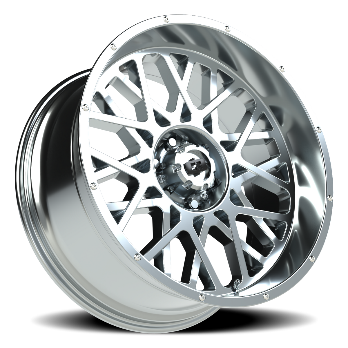 Vision Wheel 412 Chrome 22x10 -19 6x135mm 87.1mm - Wheelwiz