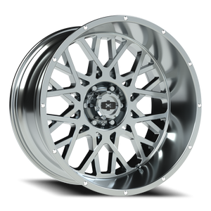 Vision Wheel 412 Chrome 22x12 -51 6x139.7mm 106.2mm - Wheelwiz