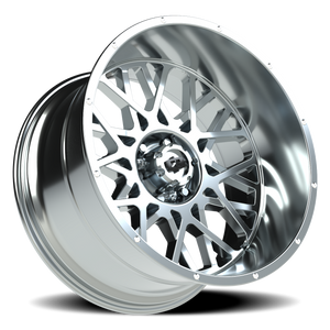 Vision Wheel 412 Chrome 22x12 -51 6x139.7mm 106.2mm - Wheelwiz