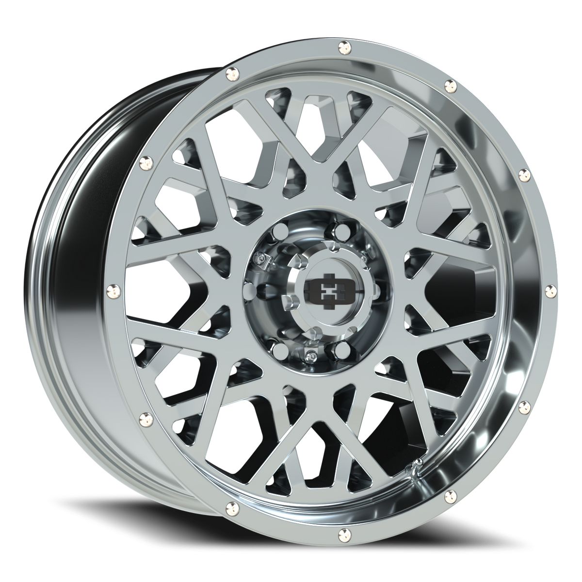 Vision Wheel 412 Chrome 18x9 +12 6x135mm 87.1mm - Wheelwiz