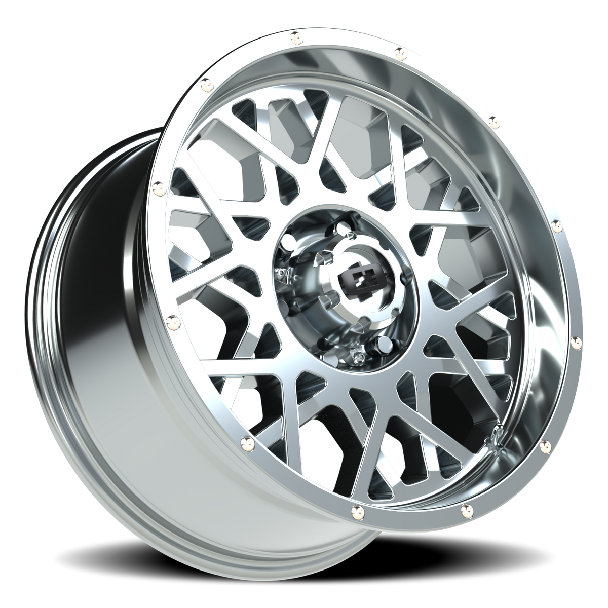 Vision Wheel 412 Chrome 18x9 +12 6x135mm 87.1mm - Wheelwiz