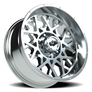 Vision Wheel 412 Chrome 20x10 -25 8x170mm 125.2mm - Wheelwiz