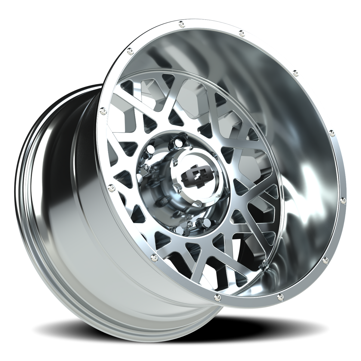 Vision Wheel 412 Chrome 20x12 -51 8x170mm 125.2mm - Wheelwiz