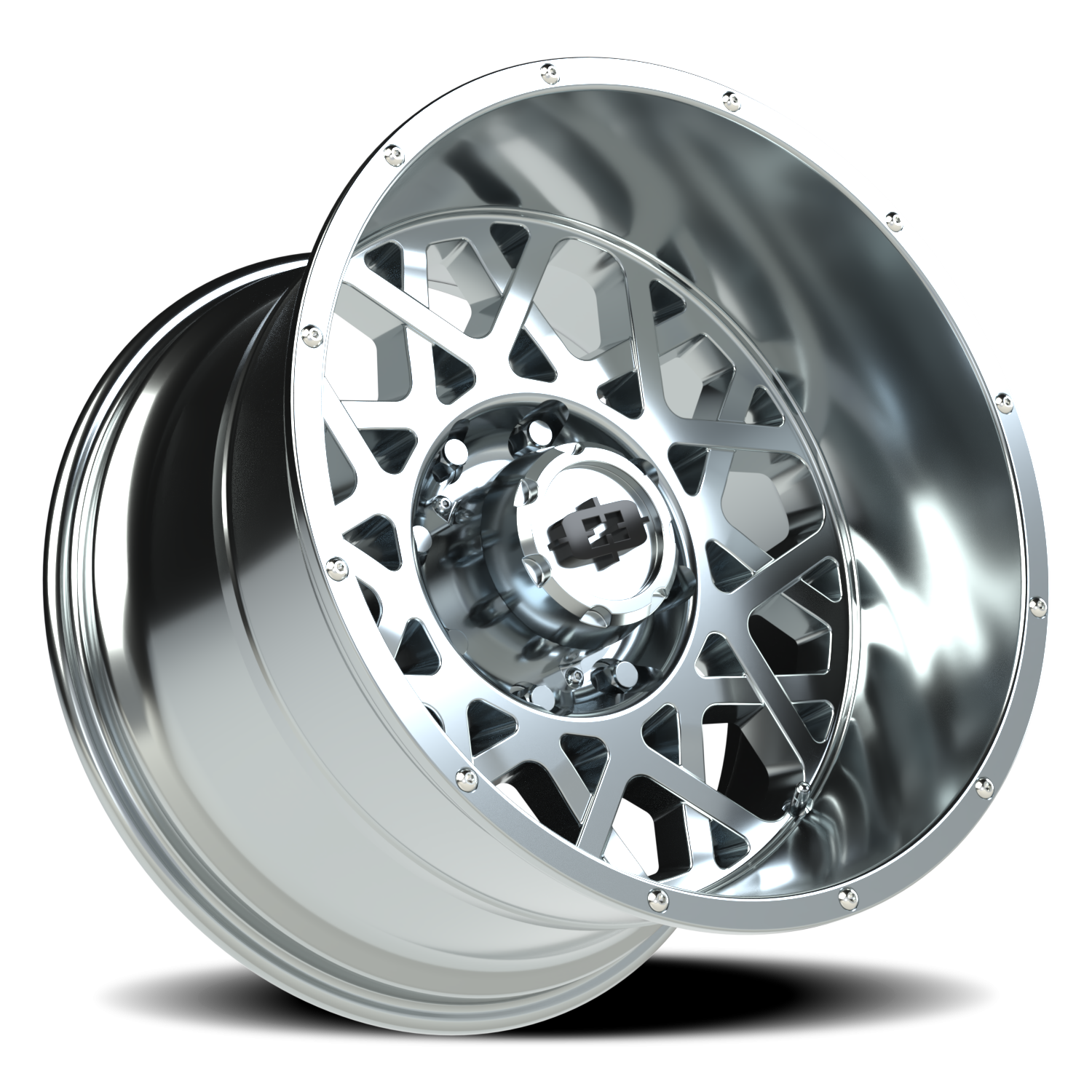Vision Wheel 412 Chrome 20x12 -51 8x170mm 125.2mm - Wheelwiz