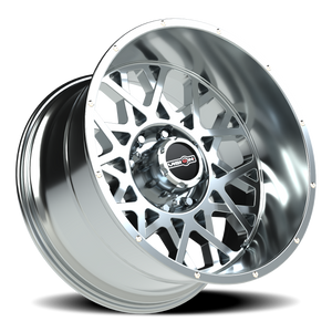 Vision Wheel 412 Chrome 22x12 -51 8x165.1mm 125.2mm - Wheelwiz