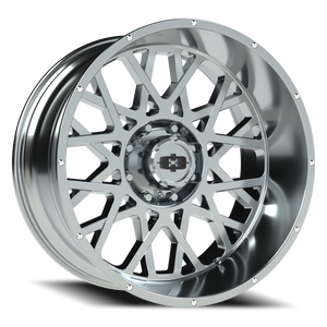 Vision Wheel 412 Chrome 24x12 -51 8x170mm 125.2mm - Wheelwiz