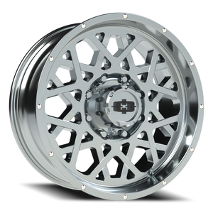 Vision Wheel 412 Chrome 20x9 +12 8x180mm 124.2mm - Wheelwiz