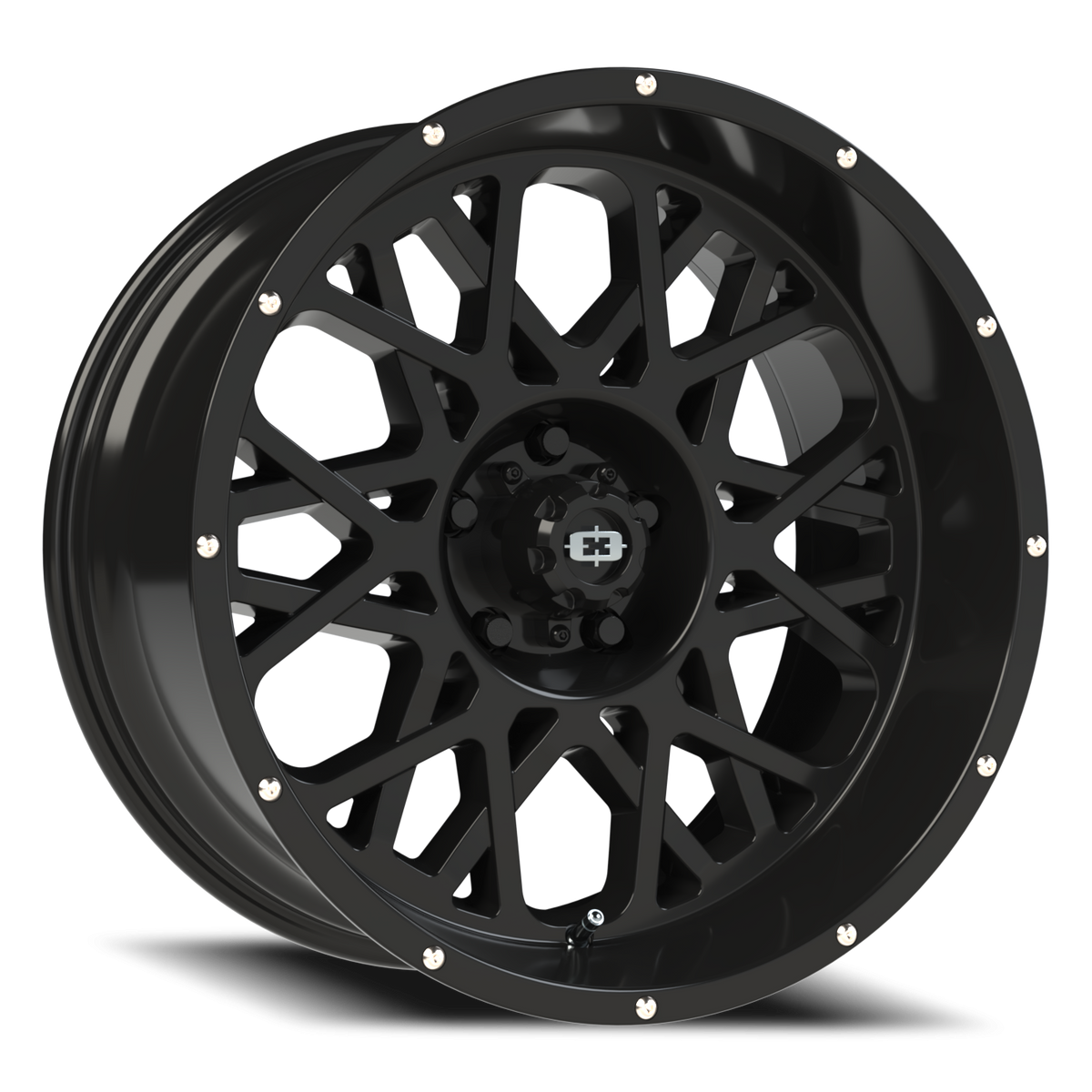 Vision Wheel 412 Gloss Black 20x10 -25 5x127mm 78.1mm - Wheelwiz