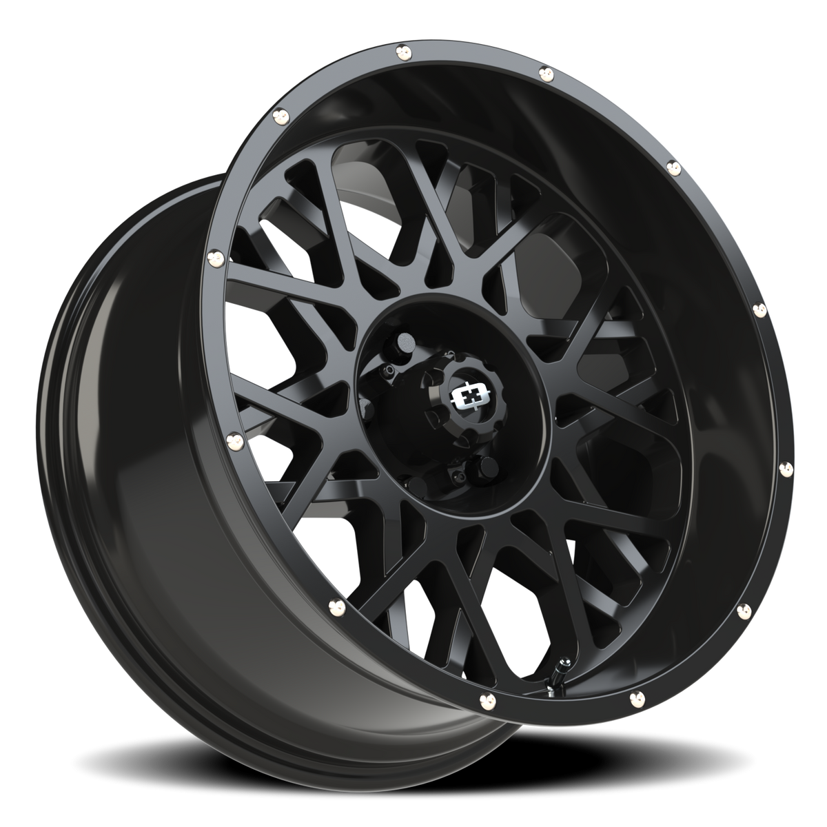Vision Wheel 412 Gloss Black 20x10 -25 5x127mm 78.1mm - Wheelwiz