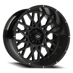 Vision Wheel 412 Gloss Black 22x12 -51 5x127mm 78.1mm - Wheelwiz