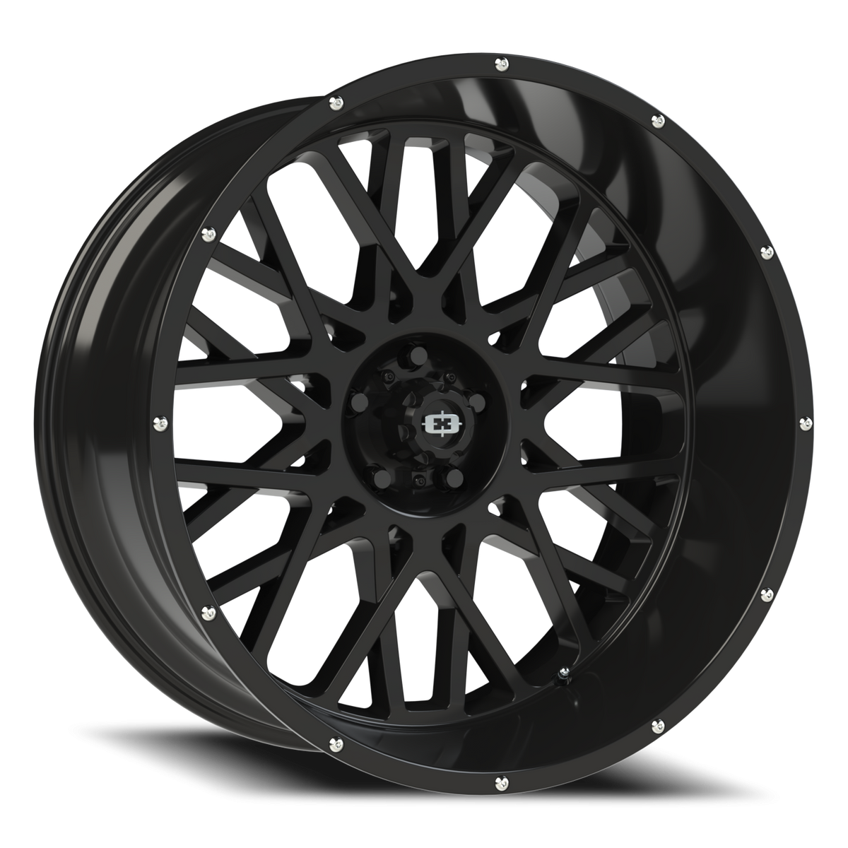 Vision Wheel 412 Gloss Black 24x12 -51 5x127mm 78.1mm - Wheelwiz