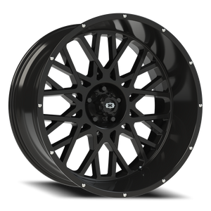 Vision Wheel 412 Gloss Black 24x12 -51 5x127mm 78.1mm - Wheelwiz