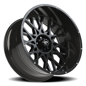 Vision Wheel 412 Gloss Black 24x12 -51 5x127mm 78.1mm - Wheelwiz